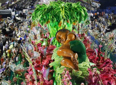 Primer día del desfile del Carnaval de Río de Janeiro 2015