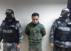 La Unidad de Contingencia Penitenciaria de la Policía y personal de Fuerzas Armadas atraparon al individuo.