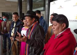 Líder de la bancada Pachakutik, Salvador Quishpe, exige la liberación inmediata de Leonidas Iza