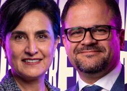 Combo de fotografías de los ministros (de izq. a der.) Gabriela Sommerfeld, John Reimberg y Harold Burbano.