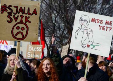 Islandia protesta y destituye a su primer ministro por los Panama Papers