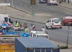 Siniestro de tránsito en la vía Perimetral.