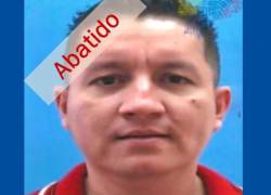 Fotografía de alias El Ecuatoriano difundida por la Policía de Colombia.