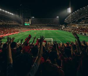 Fotografía referencial de un partido de fútbol.