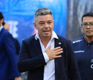 Marcelo Gallardo, seleccionador de Ecuador.