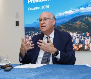 De visita en el país, el presidente del Grupo Banco Interamericano de Desarrollo, Ilan Goldfajn, se reunió con medios de comunicación. Ayer, junto con el presidente Daniel Noboa, revisó la agenda de crecimiento.