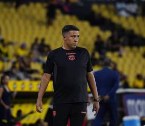César Farías, entrenador de Barcelona SC.