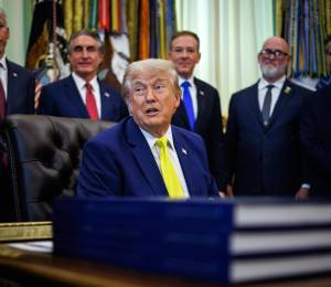 Presidente de los Estados Unidos Donald Trump, en una foto de archivo.