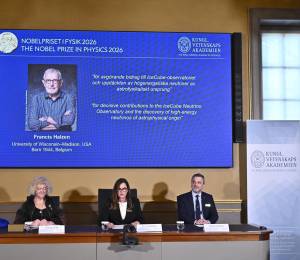Miembros del Comité del Nobel de Física.