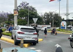 Vía a la Costa, a la altura de la ciudadela Puerto Azul.