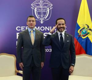 Daniel Noboa y Abelardo De la Espriella.
