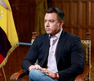 Fotografía de archivo del presidente de Ecuador, Daniel Noboa.
