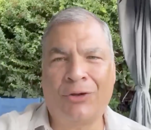 Las declaraciones de Correa se producen en medio de la crisis correísta por las alianzas para la candidatura de la Alcaldía de Guayaquil.