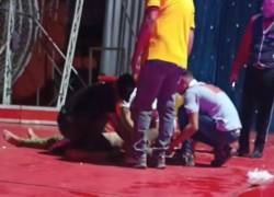 Tragedia durante acto circense en Santa Elena.