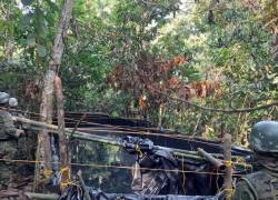Militares localizaron piscina clandestina en Sucumbíos.
