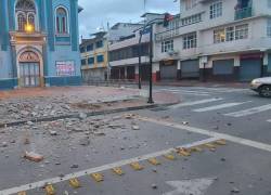 La infraestructura del colegio La Dolorosa, en la provincia de Loja, sufrió afectaciones por el sismo en Perú.