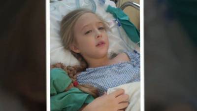 Niña de 8 años lucha contra el cáncer de mama Niña de 8 años lucha contra el cáncer de mama
