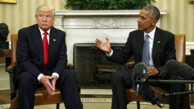 Trump acusó a Obama de orquestar protestas en su contra Trump acusó a Obama de orquestar protestas en su contra