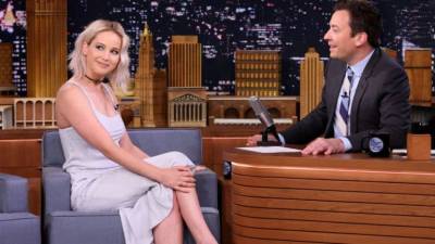 Jennifer Lawrence se confiesa en el show de Jimmy Fallon Jennifer Lawrence se confiesa en el show de Jimmy Fallon