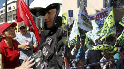 Protestas y festejos tras aprobación de enmiendas Protestas y festejos tras aprobación de enmiendas