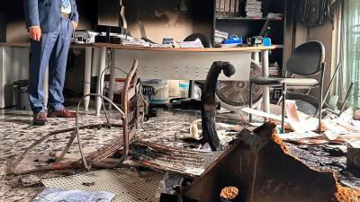 Judicatura denuncia presunto ataque a la Funci&oacute;n Judicial, tras incendio en una unidad de Esmeraldas