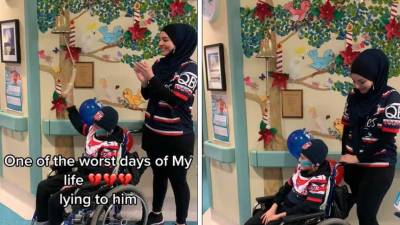 Madre le mintió a su hijo con cáncer para que crea que se salvó y pueda partir feliz Madre le mintió a su hijo con cáncer para que crea que se salvó y pueda partir feliz