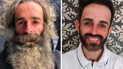 Estilista transforma a personas en situación de calle para darles una nueva vida Estilista transforma a personas en situación de calle para darles una nueva vida
