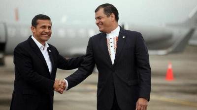 Conectividad, comercio y seguridad, ejes de la reunión entre Correa y Humala Conectividad, comercio y seguridad, ejes de la reunión entre Correa y Humala