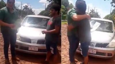 VÍDEO: En Paraguay un padre sortea su auto para la operación de su hija y el ganador se lo devuelve VÍDEO: En Paraguay un padre sortea su auto para la operación de su hija y el ganador se lo devuelve