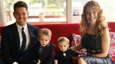 Michael Bubl&eacute; y Luisana Lopilato hablan sobre la enfermedad de Noah