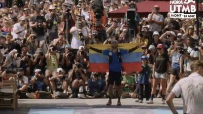 El atleta ecuatoriano Joaquín López es el primer sudamericano que se ubica en el podio de la carrera Ultra Trail de Mont-Blanc El atleta ecuatoriano Joaquín López es el primer sudamericano que se ubica en el podio de la carrera Ultra Trail de Mont-Blanc