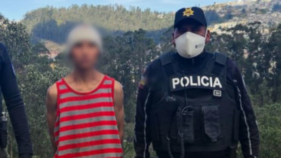 Sospechoso de causar incendio forestal en El Panecillo fue detenido por la Policía Sospechoso de causar incendio forestal en El Panecillo fue detenido por la Policía