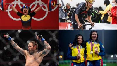Los deportistas que nos hicieron gritar de emoción en 2021 Los deportistas que nos hicieron gritar de emoción en 2021