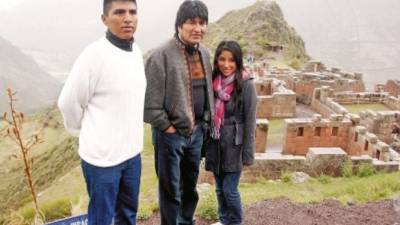 Evaliz y &Aacute;lvaro, los hijos que Evo Morales reconoci&oacute; despu&eacute;s de varios a&ntilde;os