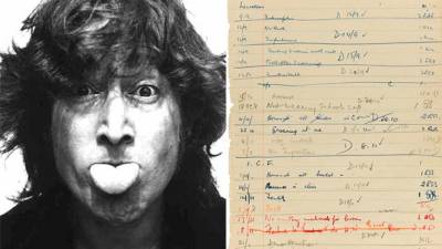 Subastan registro de castigos escolares de John Lennon