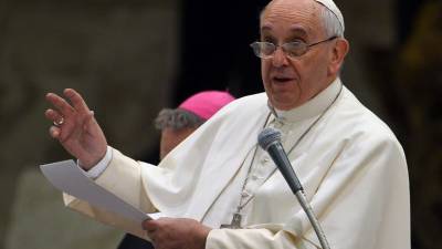 El papa dice que pagar salarios en negro es un "pecado gravísimo" El papa dice que pagar salarios en negro es un "pecado gravísimo"