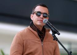 Daniel Noboa hizo anuncios en su visita a Cuenca.