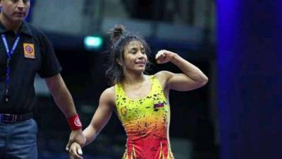 Lucía Yépez 'La Tigra' hace historia en la final del mundial de lucha Lucía Yépez 'La Tigra' hace historia en la final del mundial de lucha
