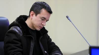 Daniel Noboa inscribe su candidatura para buscar reelecci&oacute;n presidencial en 2025