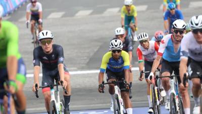 Jonathan Narv&aacute;ez, ciclista ecuatoriano, termin&oacute; en el puesto 45 en la prueba de ciclismo en ruta de los Juegos Ol&iacute;mpicos de Par&iacute;s 2024.