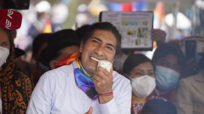 Yaku Pérez rechaza supuesta reunión secreta con un juez electoral: "fue un saludo casual" Yaku Pérez rechaza supuesta reunión secreta con un juez electoral: "fue un saludo casual"