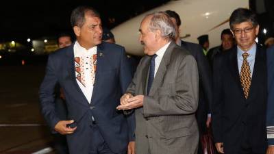 Rafael Correa llega a Argentina para recibir honoris causa Rafael Correa llega a Argentina para recibir honoris causa
