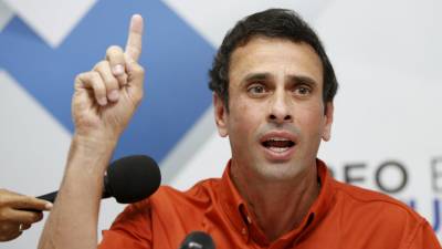 Capriles: Maduro &amp;quot;puede querer dar un golpe de Estado&amp;quot;