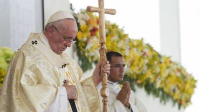 El origen del b&aacute;culo de madera que Francisco us&oacute; en Guayaquil