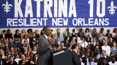 Obama pone a Nueva Orleans como ejemplo de superación Obama pone a Nueva Orleans como ejemplo de superación