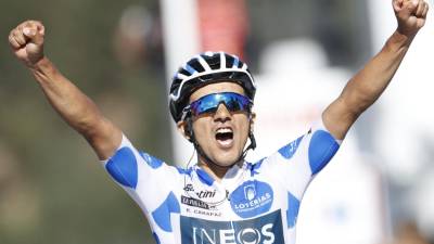 Richard Carapaz se proclamó rey de la montaña en La Vuelta 2022 Richard Carapaz se proclamó rey de la montaña en La Vuelta 2022
