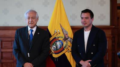 Daniel Noboa recibió al jefe de la misión de observación electoral de la OEA en el Palacio de Carondelet Daniel Noboa recibió al jefe de la misión de observación electoral de la OEA en el Palacio de Carondelet