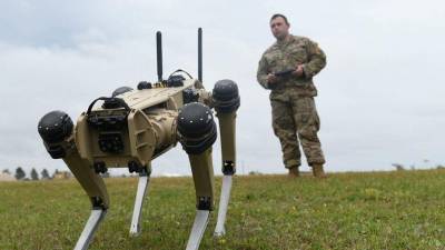 Un perro robot como guardi&aacute;n en la frontera entre Estados Unidos y M&eacute;xico