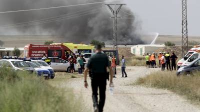 Cinco muertos por explosión en una fábrica de pirotecnia en España Cinco muertos por explosión en una fábrica de pirotecnia en España