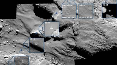 Primeros resultados de experimentos del módulo Philae Primeros resultados de experimentos del módulo Philae